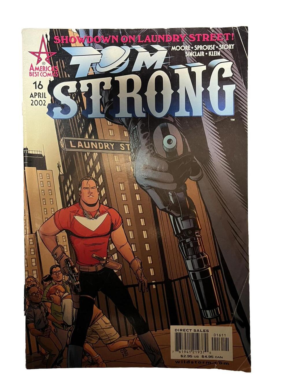 TOM STRONG #16 ALEX SINCLAIR ALAN MOORE V 1 AMERICA'S BEST COMICS